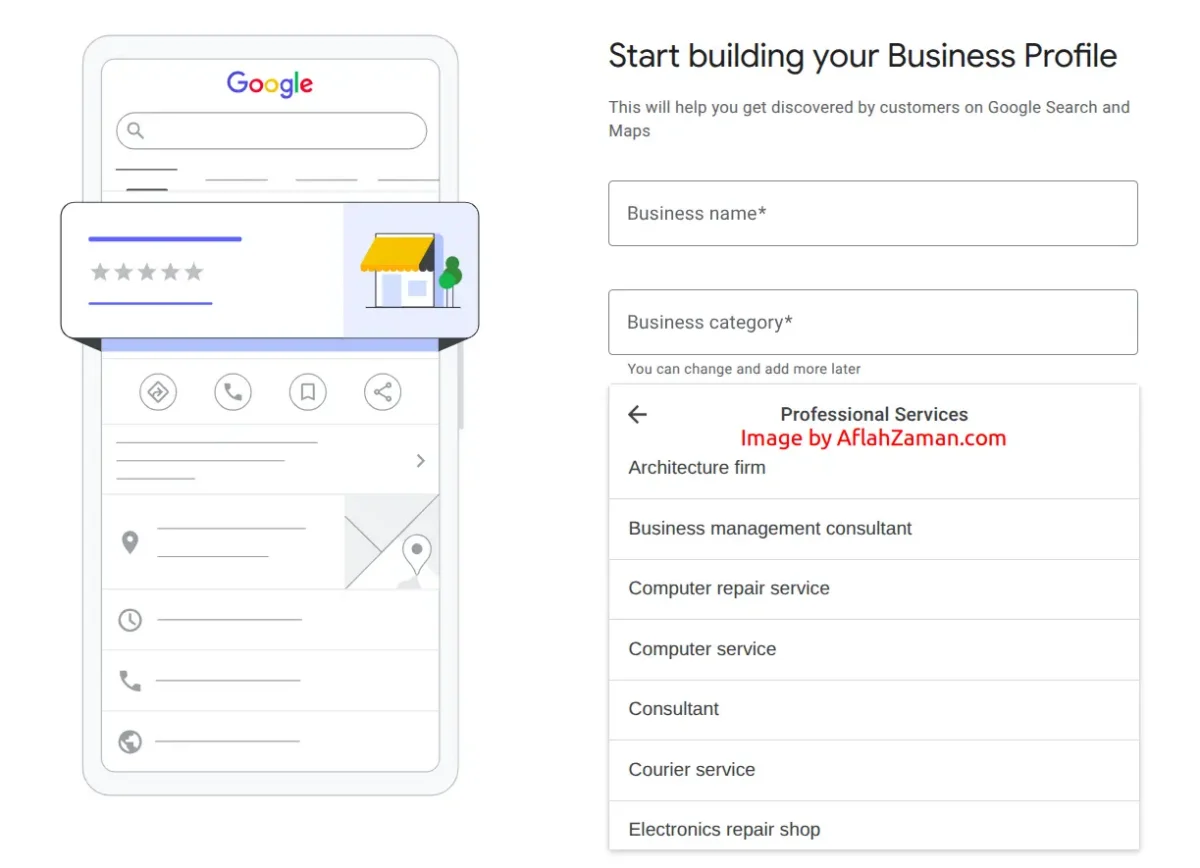 Google Business Profile Category for Small Business Local SEO