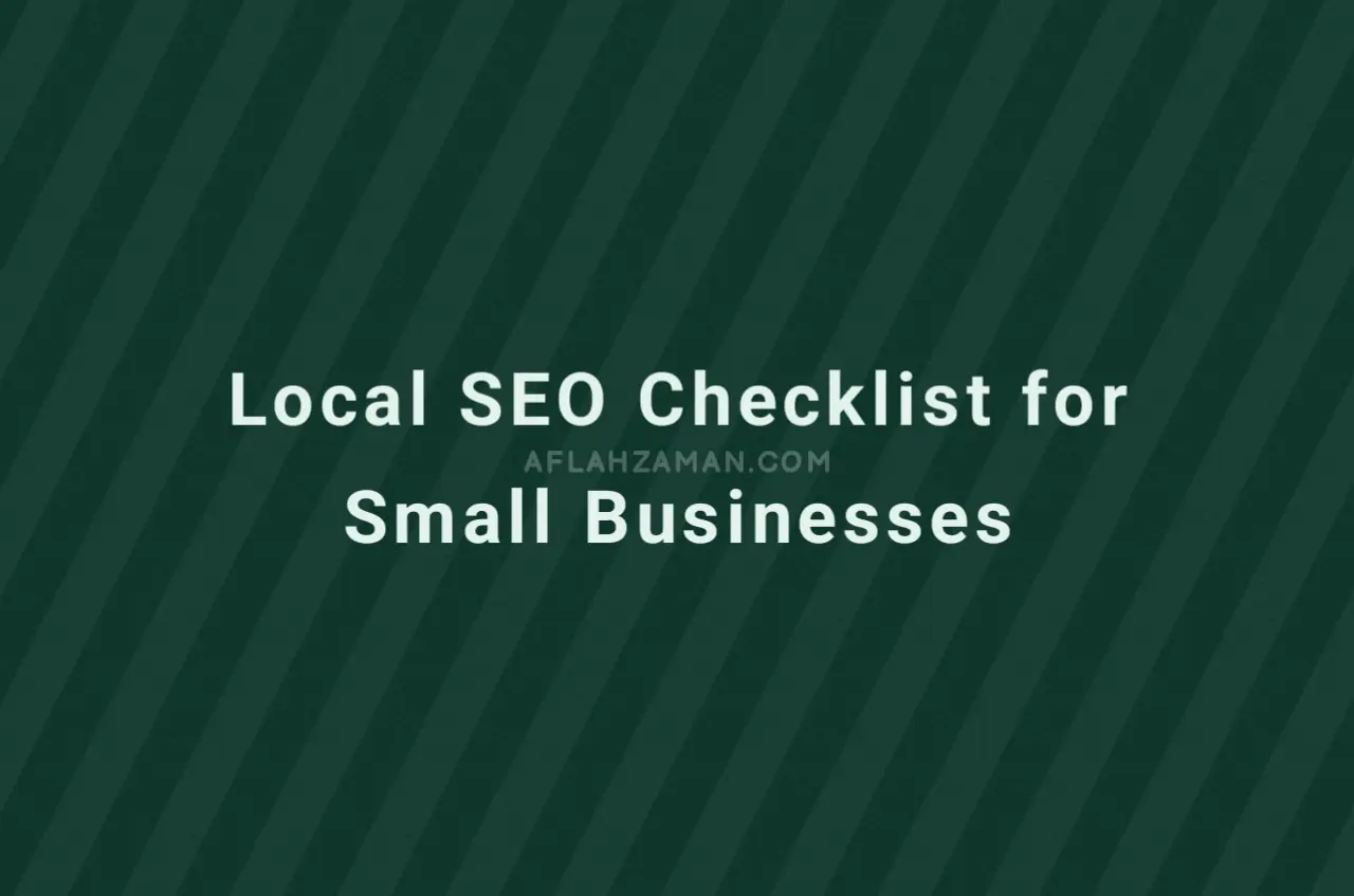 What Should Be On a Local SEO Checklist for Small Businesses